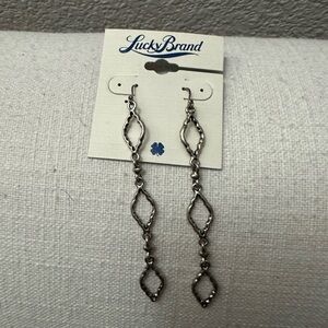 Lucky Brand Metallic Dangle Earrings